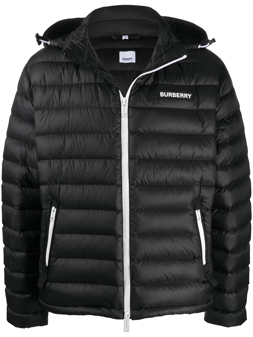 Burberry detachable hood discount belted puffer coat