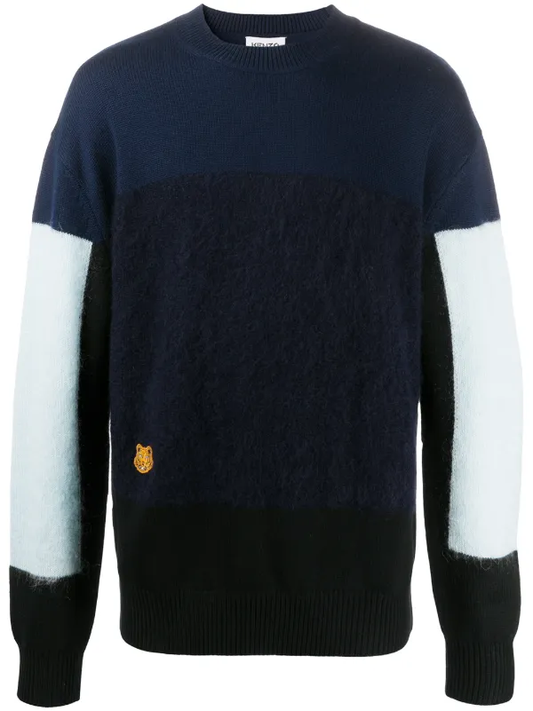 kenzo blue tiger jumper