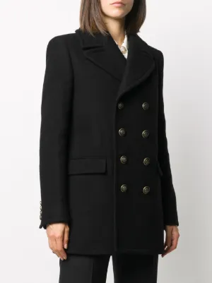 saint laurent peacoat