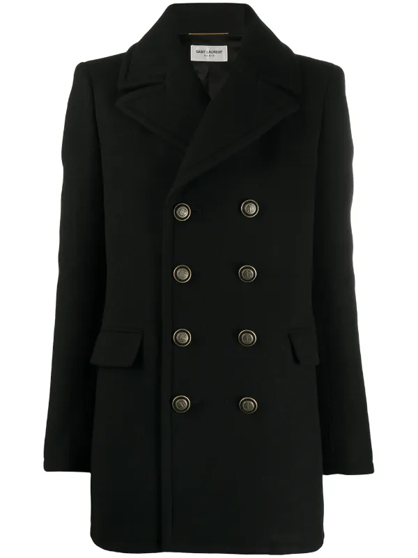 saint laurent peacoat