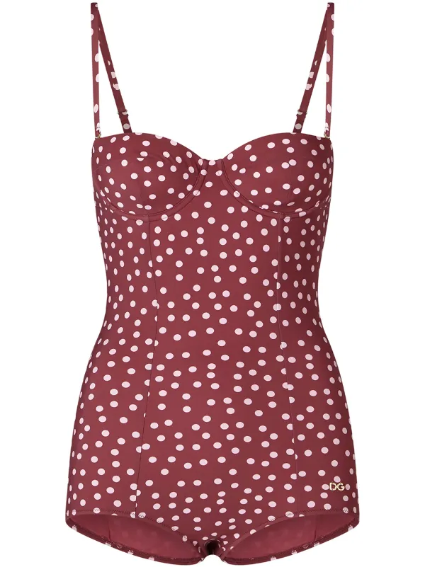 polka dot bustier