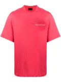 Throwback. oversized logo T-shirt - Red