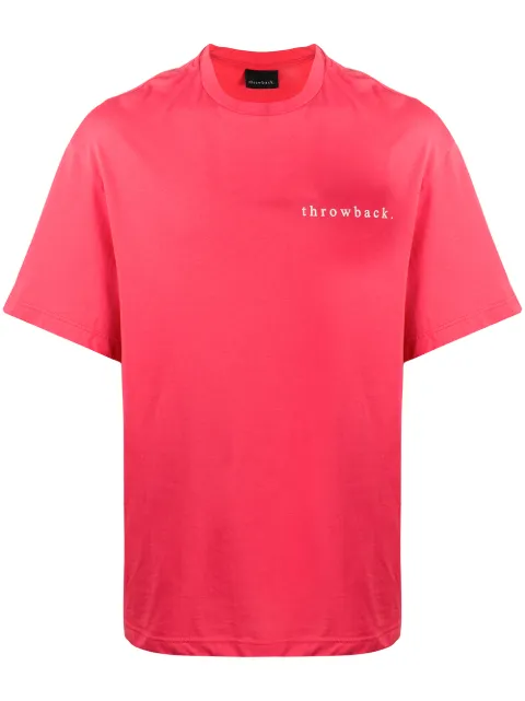Throwback. playera oversize con logo