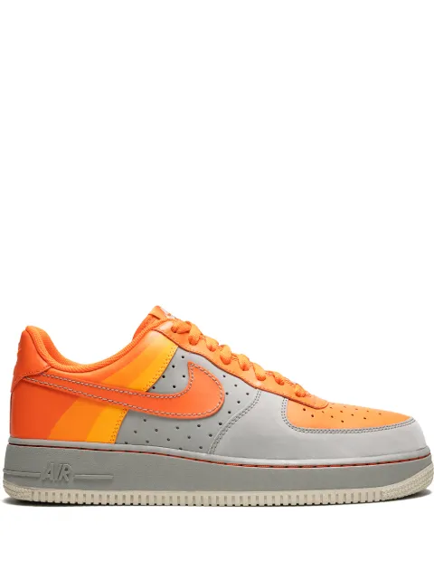white and orange air force 1