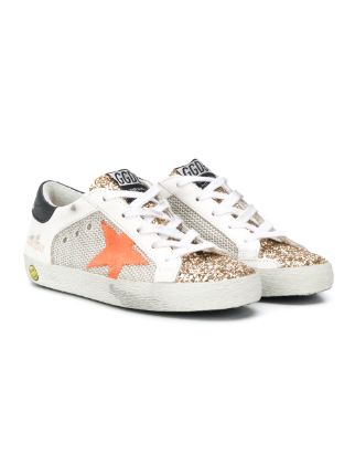 Golden Goose Super-Star Glitter Sneakers - Farfetch