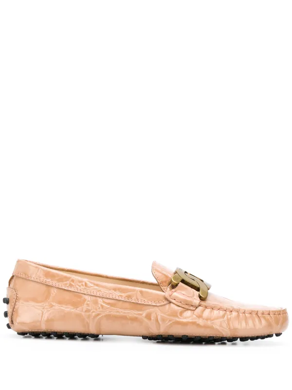 tod's pink loafers