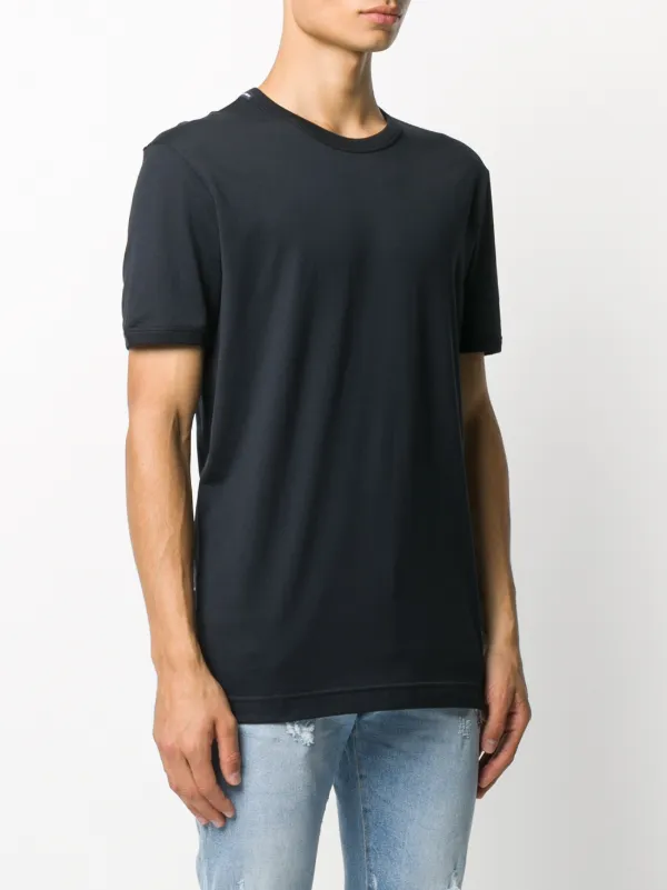 Gray crew clearance neck t shirt