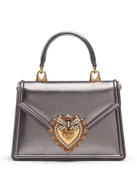 Dolce & Gabbana small Devotion nappa leathershoulder bag
