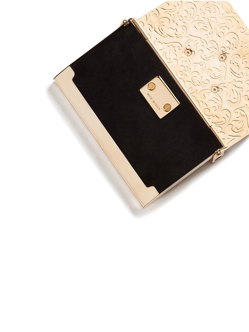 Shop Dolce & Gabbana Micro Jewel Crossbody Bag In Gold