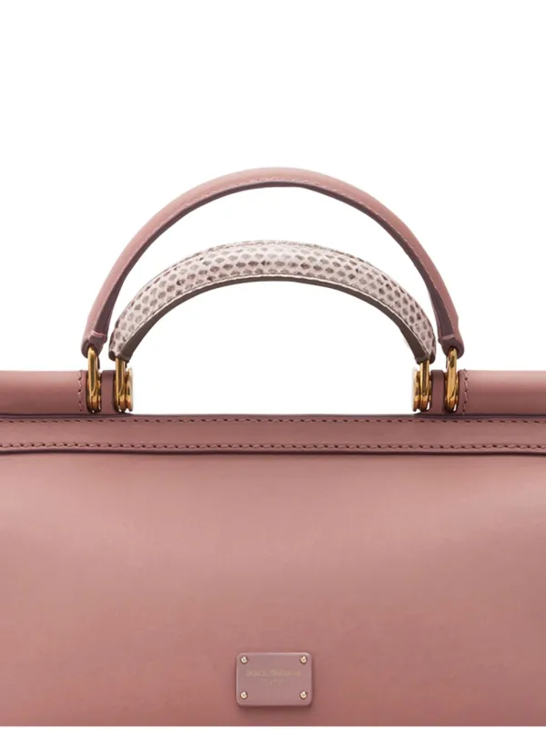 Dolce & Gabbana Small Sicily 58 Bag Handle | Pink | FARFETCH