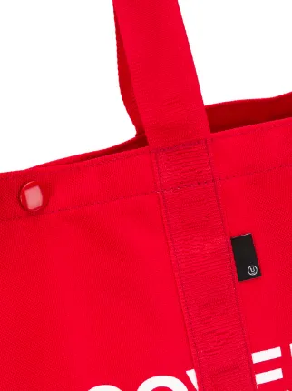 logo-print tote bag展示图