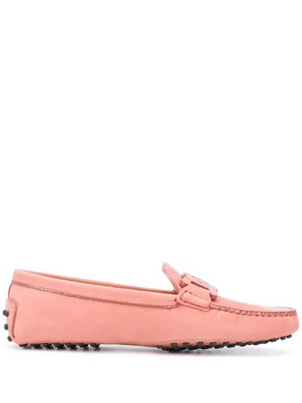 tod's pink loafers