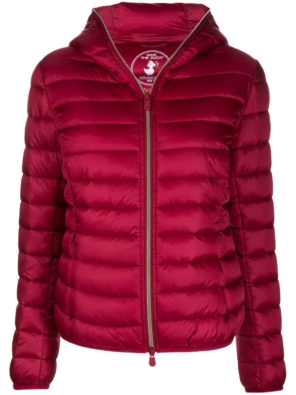 red duck jacket