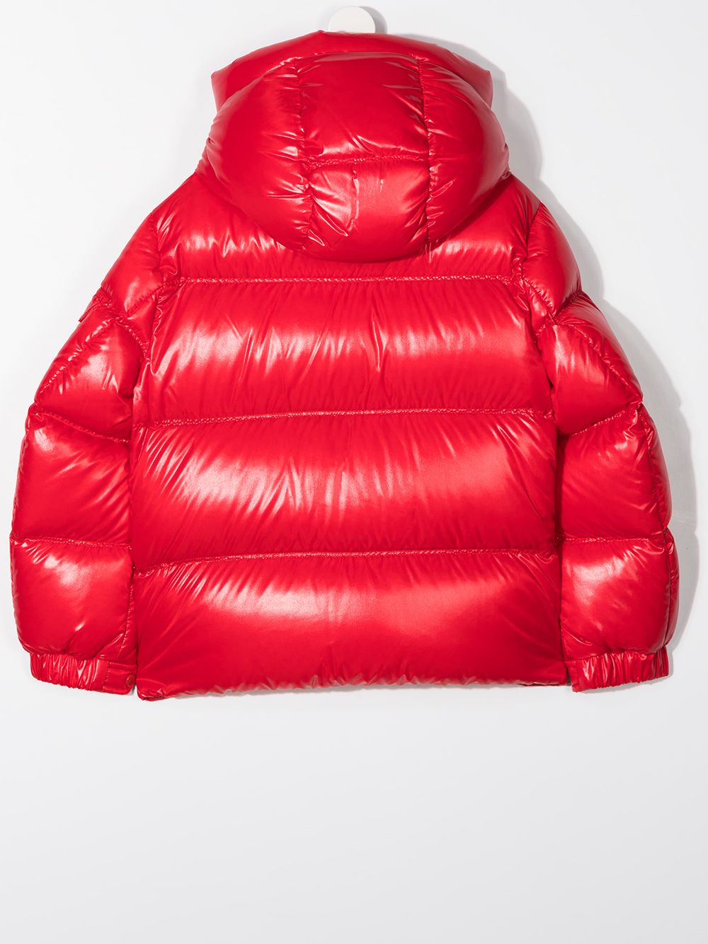 фото Moncler kids блестящее дутое пальто