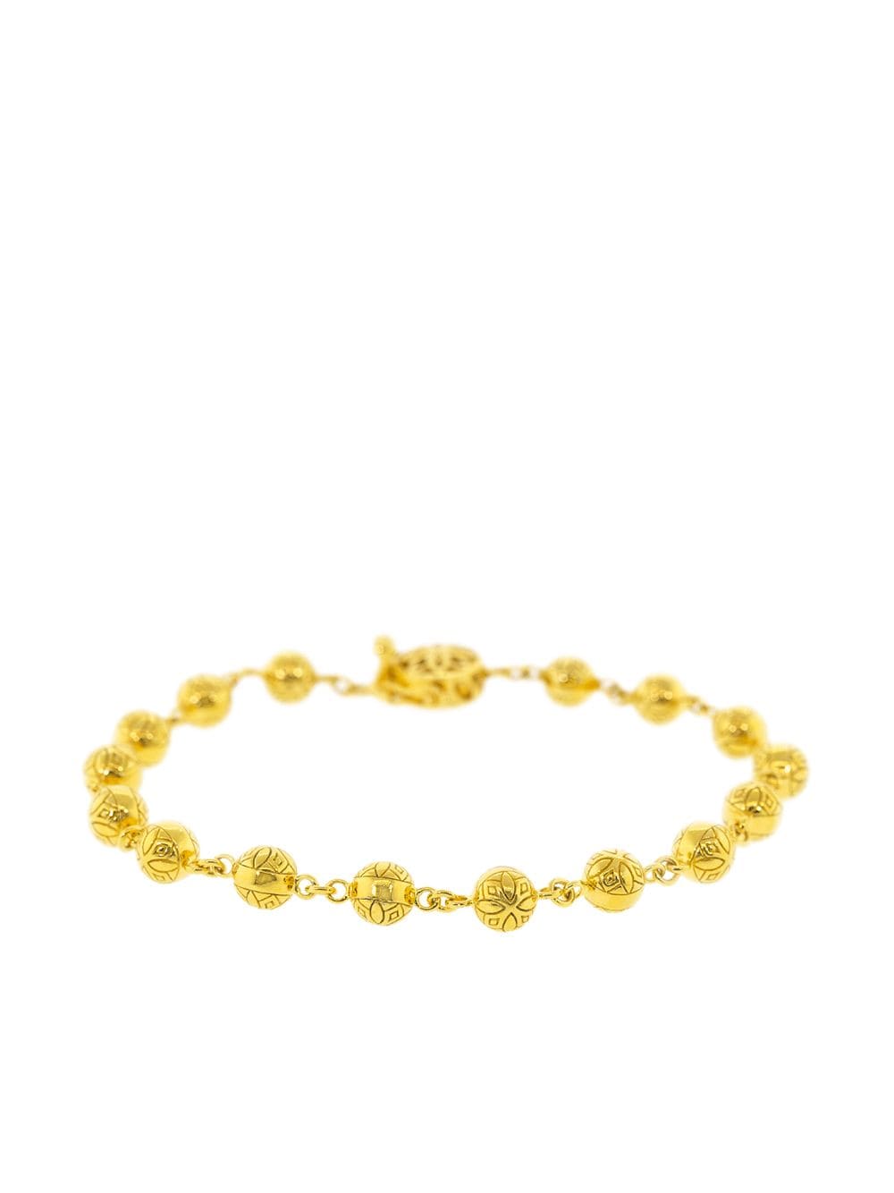 фото Buddha mama 18k yellow gold bead bracelet