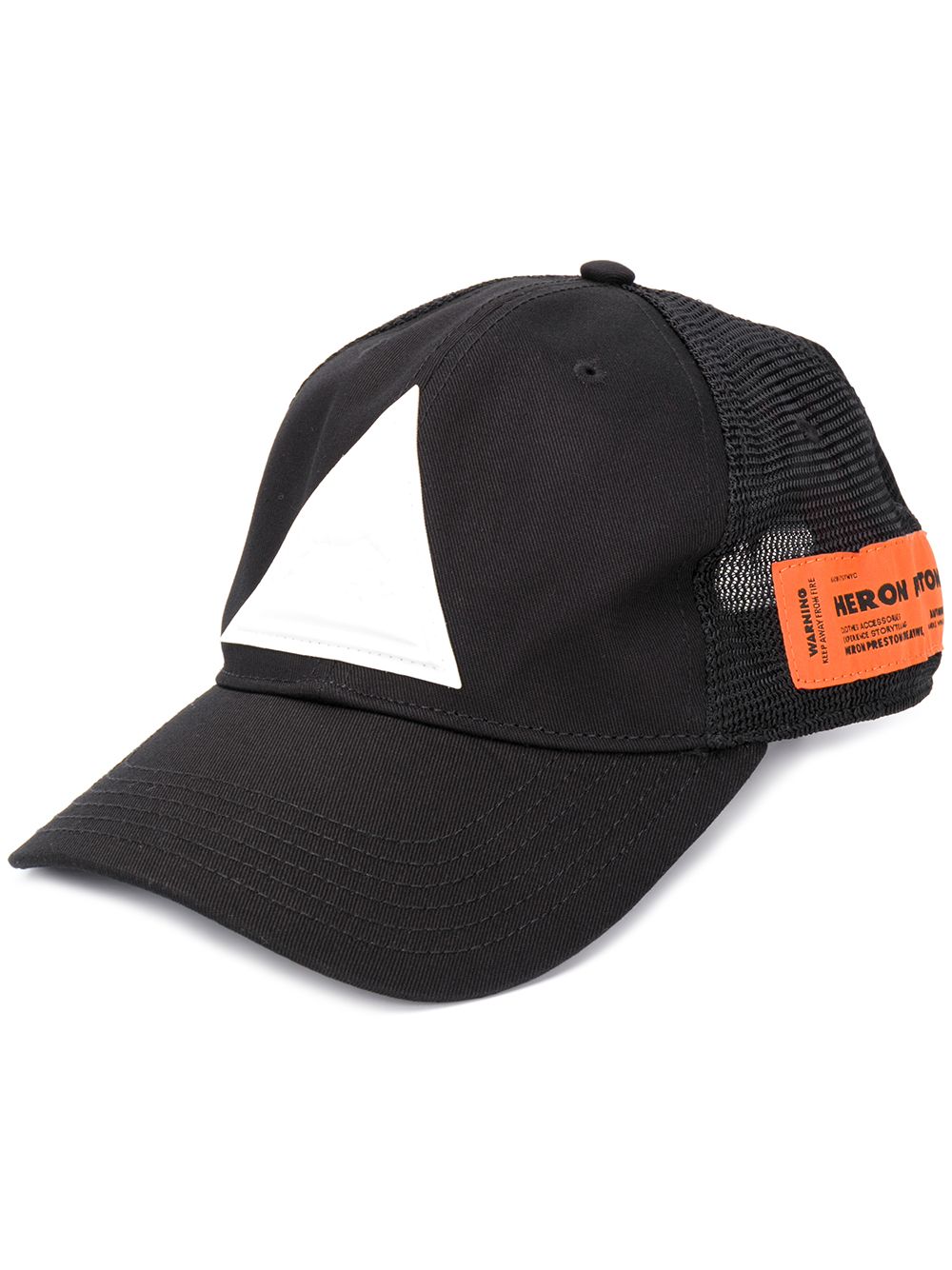 фото Heron preston triangle print baseball cap