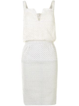 CHANEL Pre-Owned A-line Tweed Dress - Farfetch
