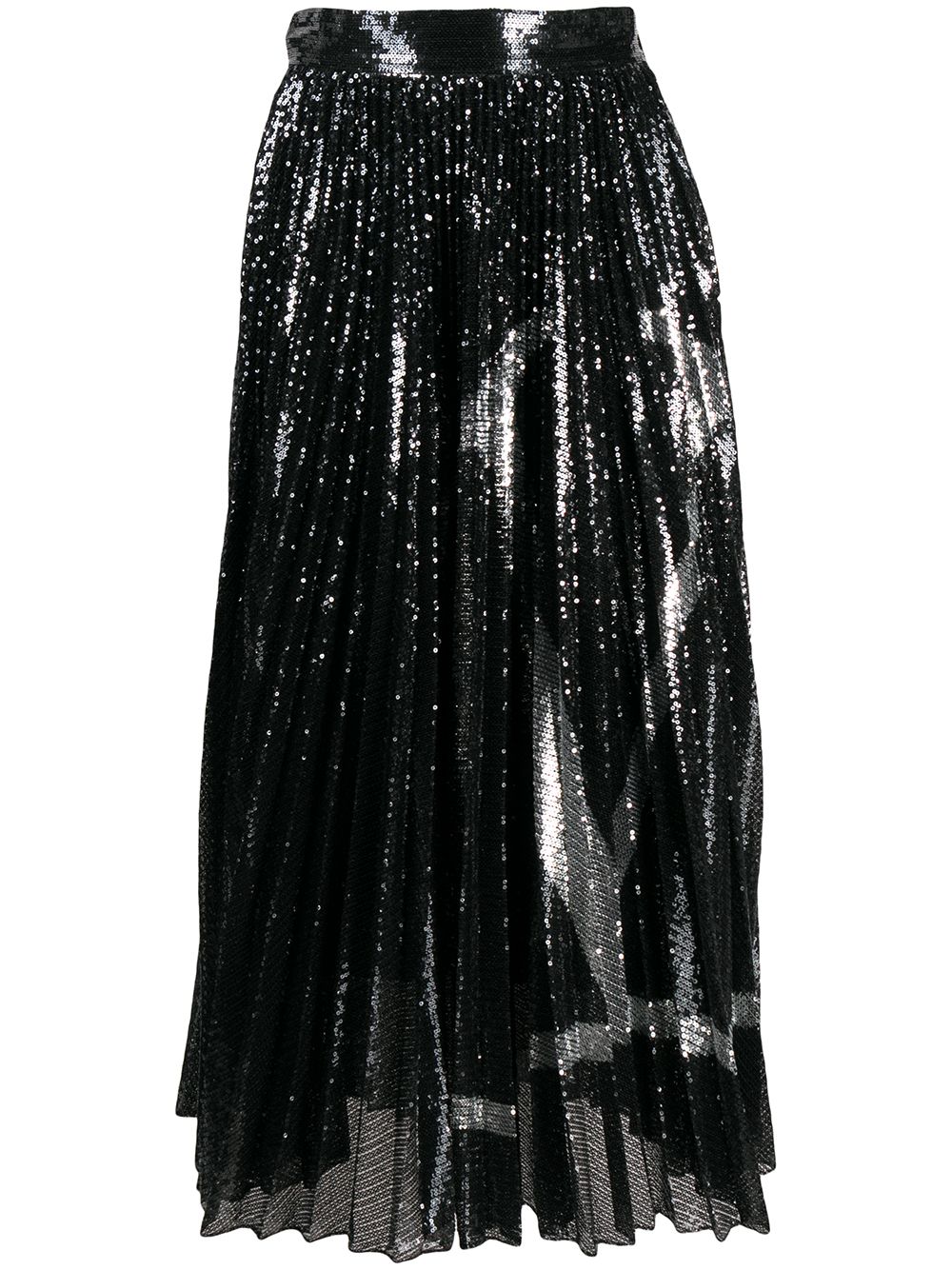 фото Valentino плиссированная юбка с пайетками