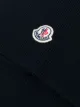 Moncler logo-patch virgin wool scarf