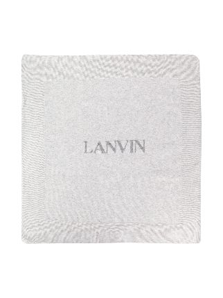 Lanvin Enfant Couverture A Logo En Intarsia Farfetch