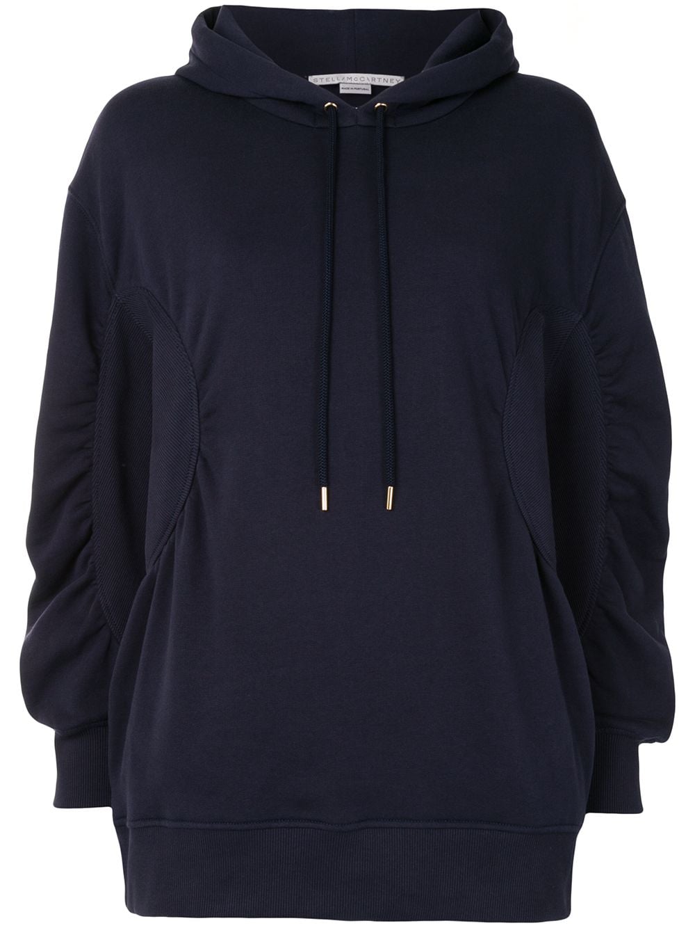 Image 1 of Stella McCartney ruched-detail oversized hoodie