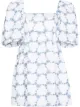 Image 1 of Silvia Tcherassi Valextra embroidered mini dress