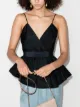 Image 2 of Silvia Tcherassi Leila peplum-hem sleeveless top