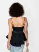 Silvia Tcherassi Leila peplum-hem sleeveless top