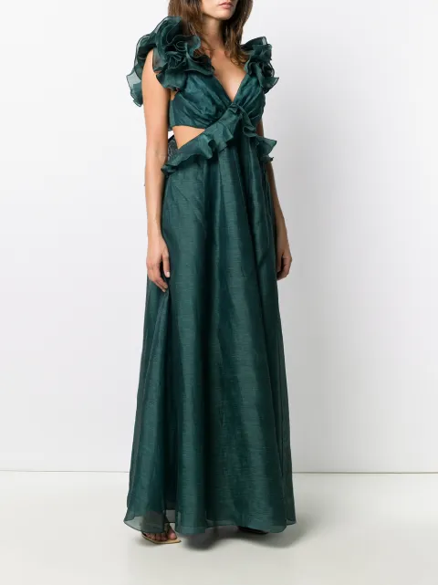 zimmermann ruffle gown