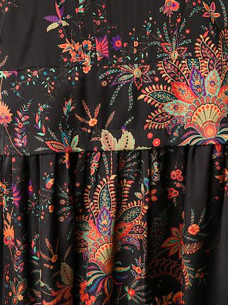 paisley print long-length top展示图