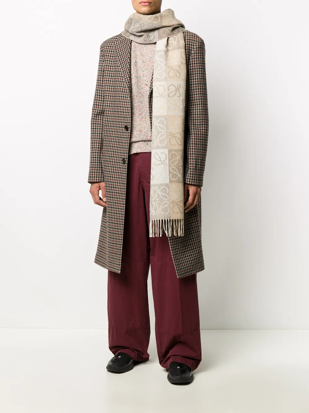 LOEWE Geweven sjaal - Beige