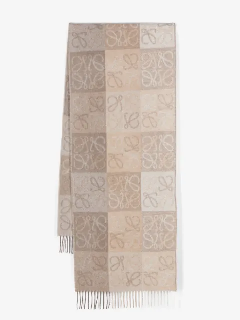 LOEWE Anagram-jacquard scarf