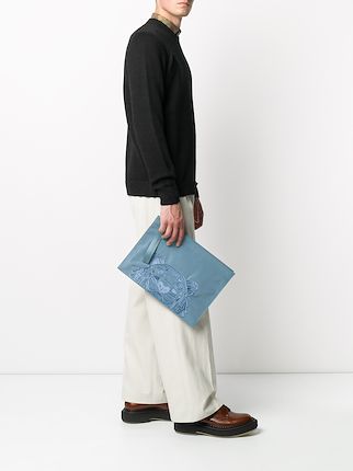 Tiger embroidered pouch bag展示图