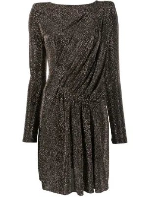 susana monaco faux leather dress 1963 Yves Saint Laurent Couture Evening Dress Owned by Claudette Colbe main image 1
