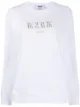 Image 1 of MSGM embroidered logo long-sleeve T-shirt