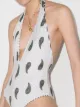 Silvia Tcherassi Makumba stripe-print reversible swimsuit
