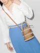 Image 2 of Aranaz beaded detail mini bucket bag