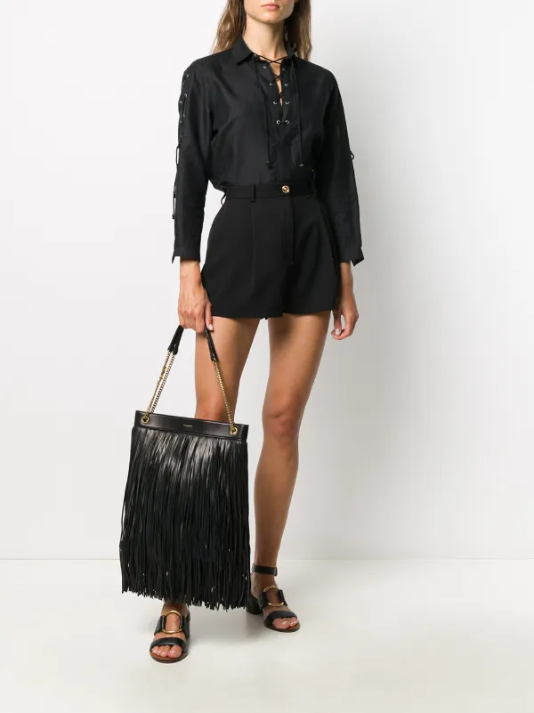 Saint laurent online fringe