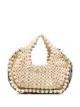 Image 1 of Aranaz woven-detail beaded tote bag
