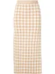 Image 1 of Altuzarra Billie checked knit skirt