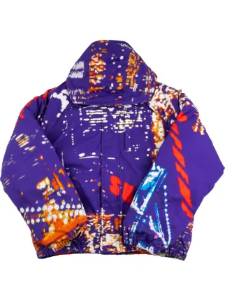 supreme purple puffer jacket