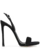 Image 1 of Giuseppe Zanotti velvet classic sandals