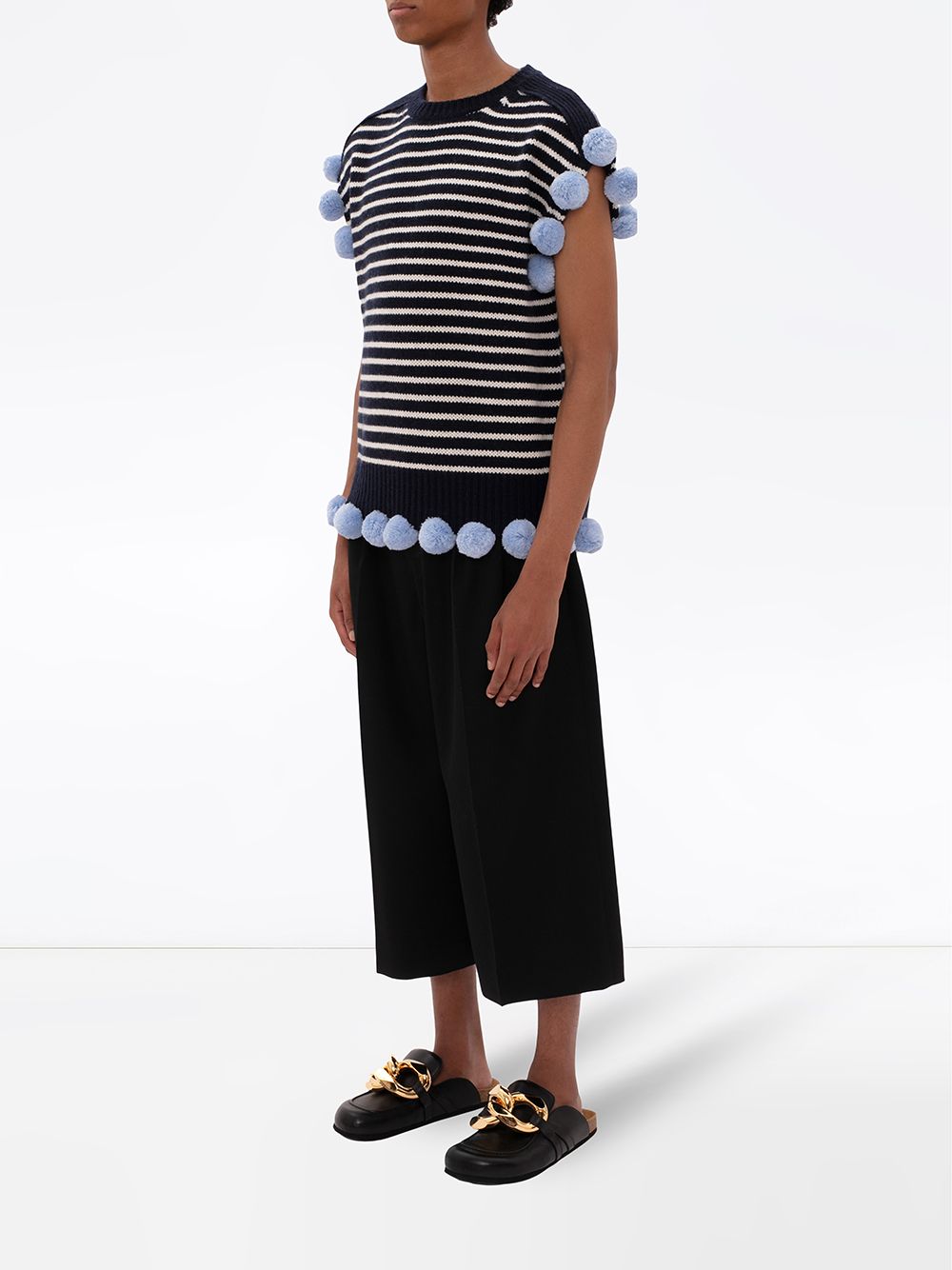 фото Jw anderson pom pom sleeveless jumper