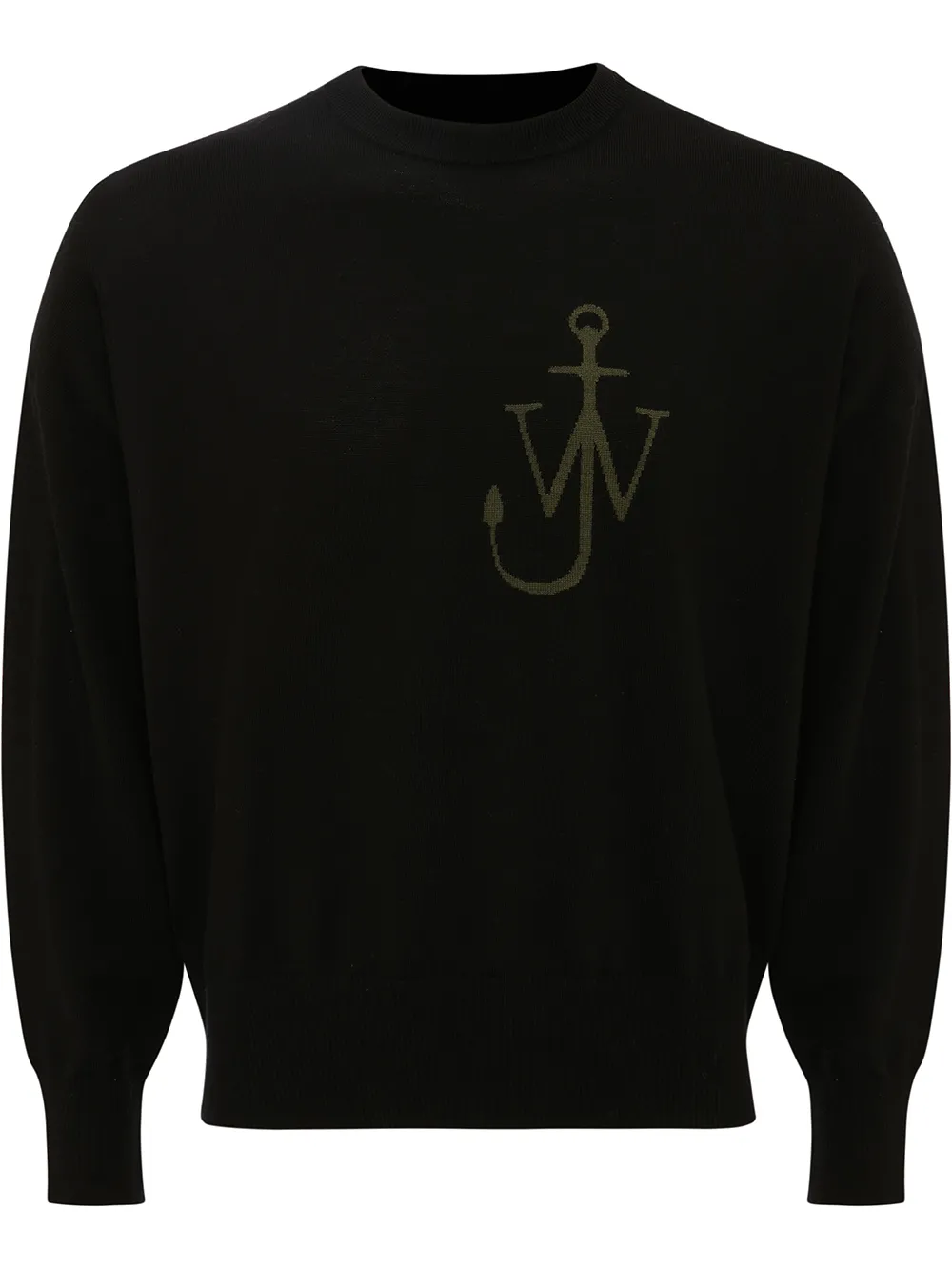 JW Anderson Crew Neck Anchor Motif Jumper - Farfetch