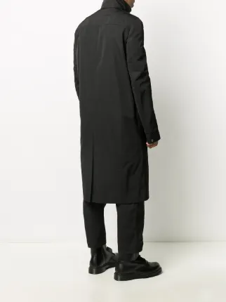 button-front mid length coat展示图