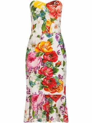 Dolce & Gabbana floral-print Midi Pencil Dress - Farfetch