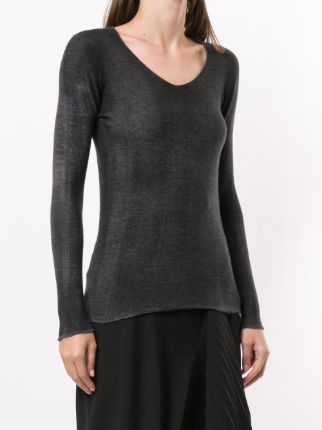 v-neck knitted top展示图