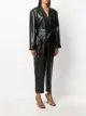 Philosophy Di Lorenzo Serafini leather look belted jumpsuit