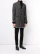 Avant Toi herringbone single-breasted coat