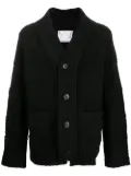 sacai button-down cardigan - Black